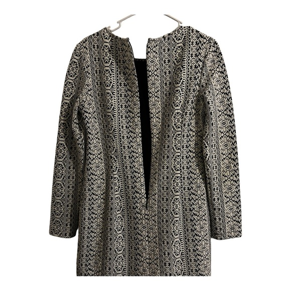 Betsey Johnson Womens Aztec Midi Dress Size 8 Long Sleeve Pencil Southwestern - Picture 6 of 8